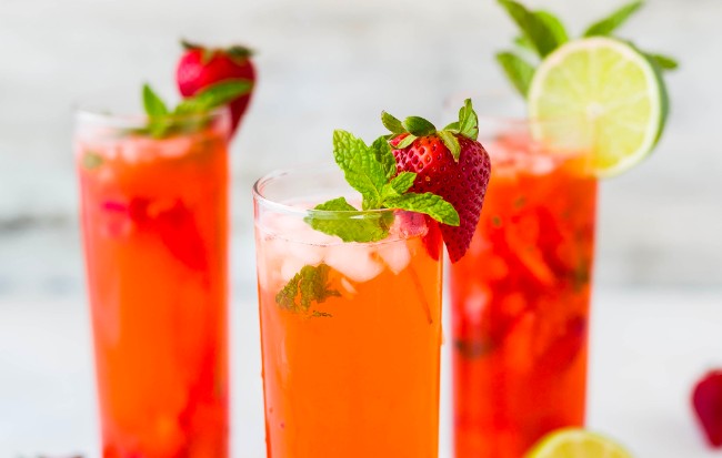 Image of Refreshing Strawberry Limeade